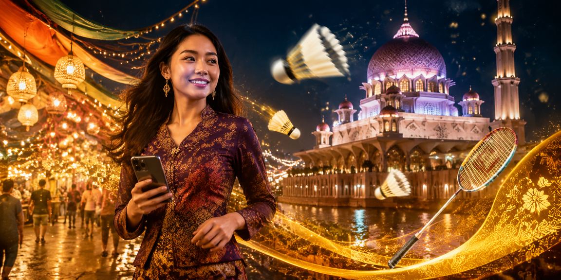 Pemain menggunakan telefon pintar untuk akses kasino mudah alih bergaya Melayu di Putrajaya
